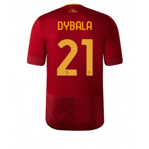 Dres AS Roma Paulo Dybala #21 Domaci 2022-23 Kratak Rukav